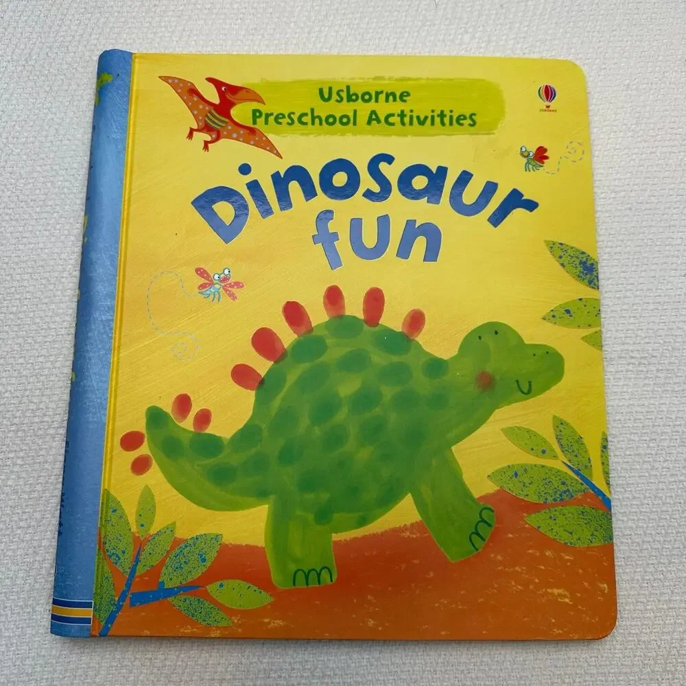 Usbourne dinosaur fun spiral bound book